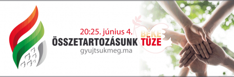 Fellobbant az összetartozás és a Béke Tüze lángja