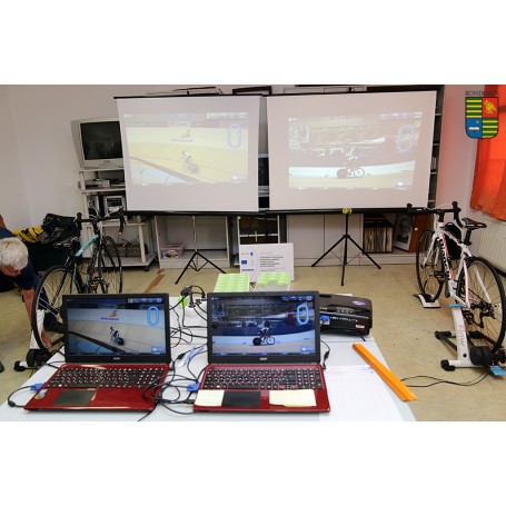 Kerékpáros szemléletformálás projektindító sajtótájékoztatója Kondoroson